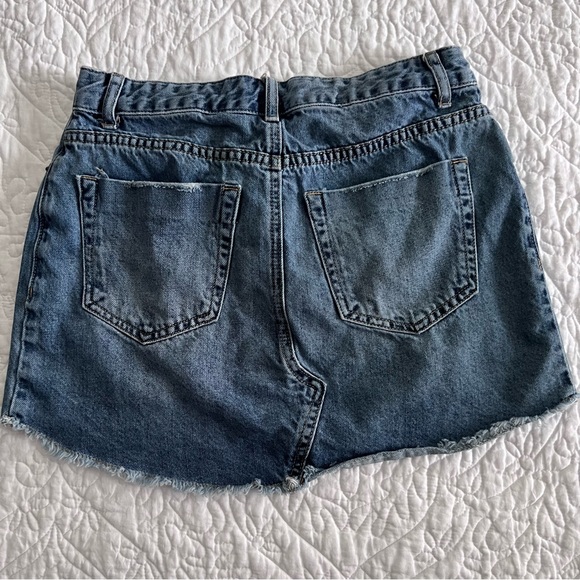 SOLD Vanilla Star jeans mini skirt - Picture 2 of 6